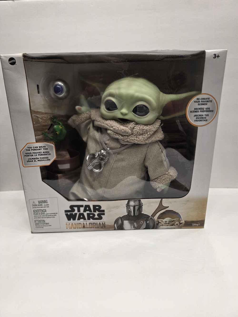 Star Wars The Mandalorian Grogu Interactive Plush Toy - Green